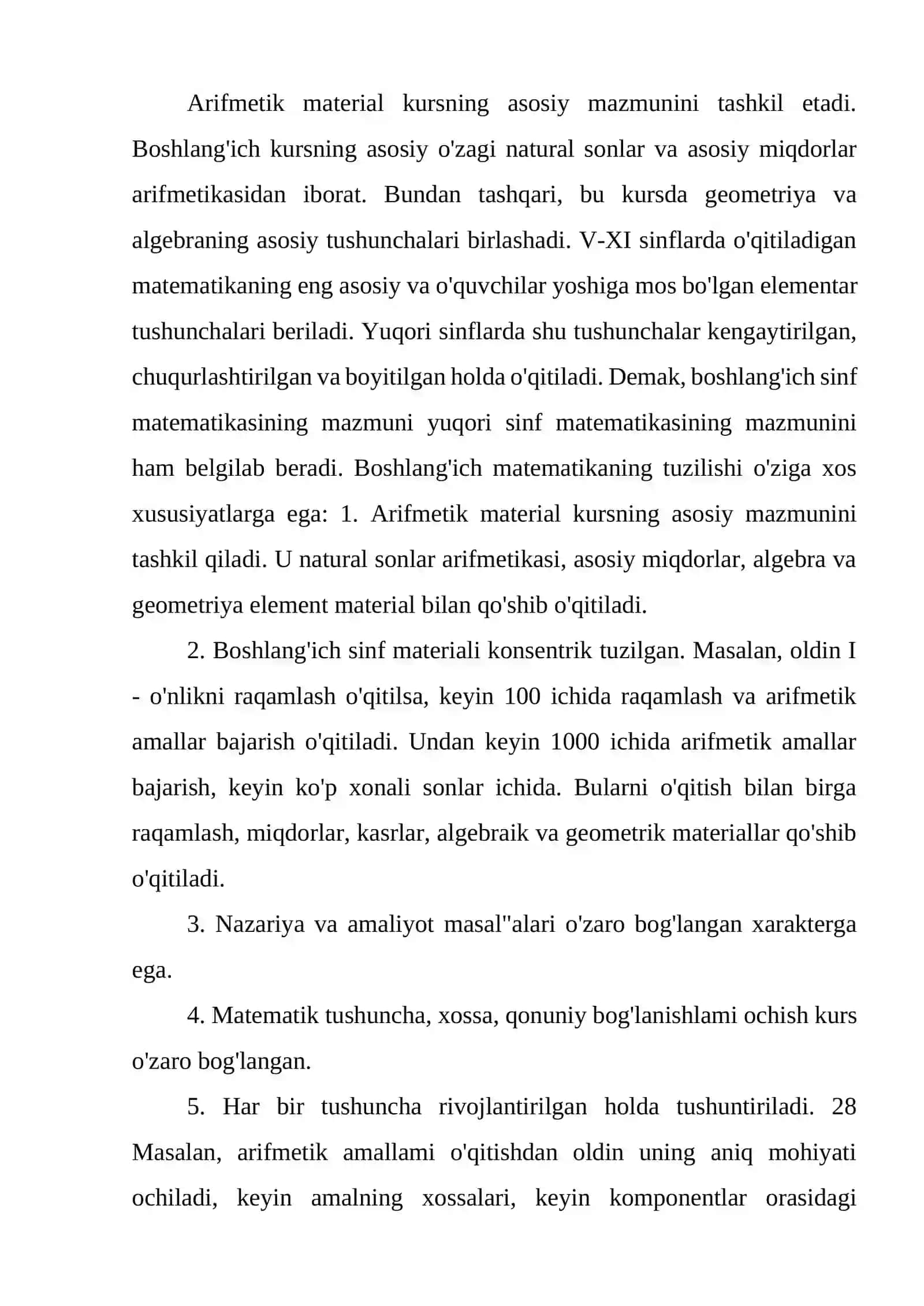 Boshlang'ich sinflarda matematika o'qitish 3