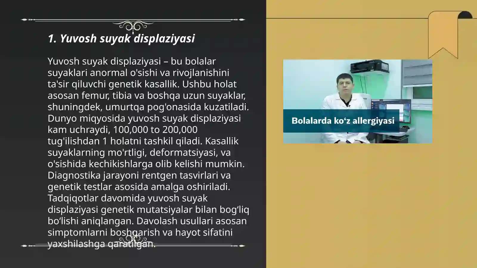 Yuvosh suyak displaziyasi 3
