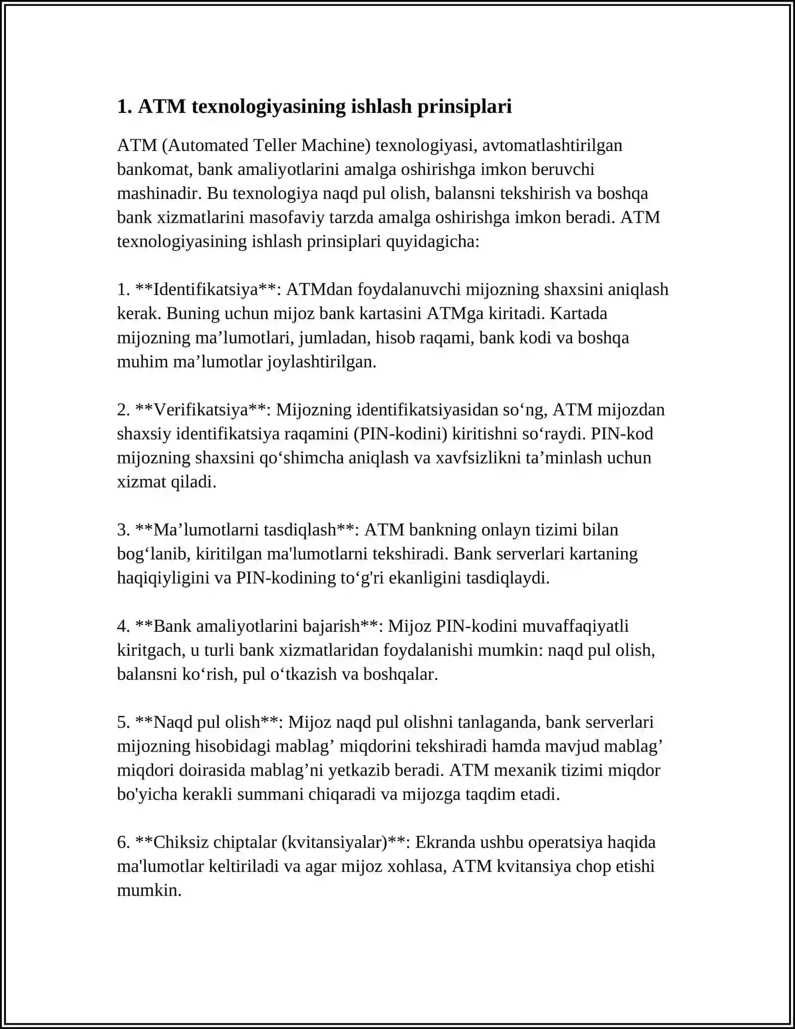 ATM, ISDN, XDSL TEXNOLOGIYALARI 3