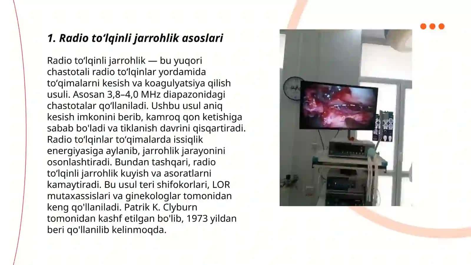Radio toʻlqinli jarrohlik 3