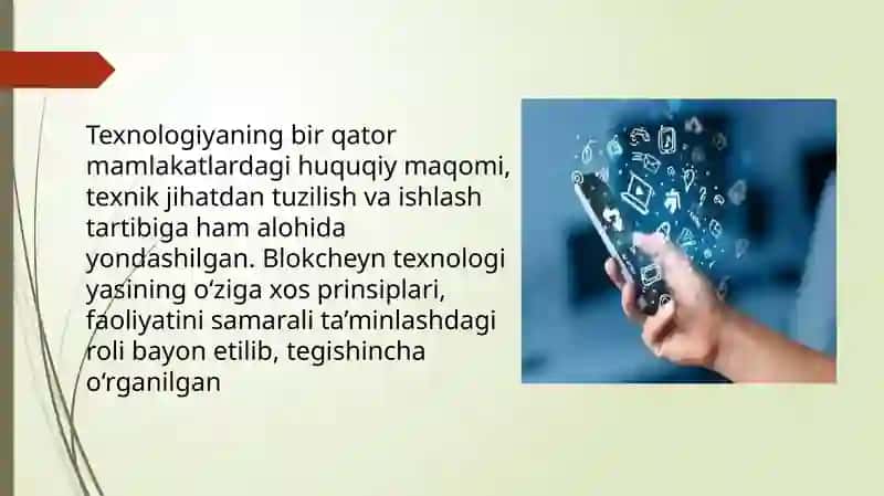 Blokcheyn, buyumlar internet, sun’iy intellekt, katta ma’lumotlar iqtisodiy tarmoqlar da qo’llanilishi 3