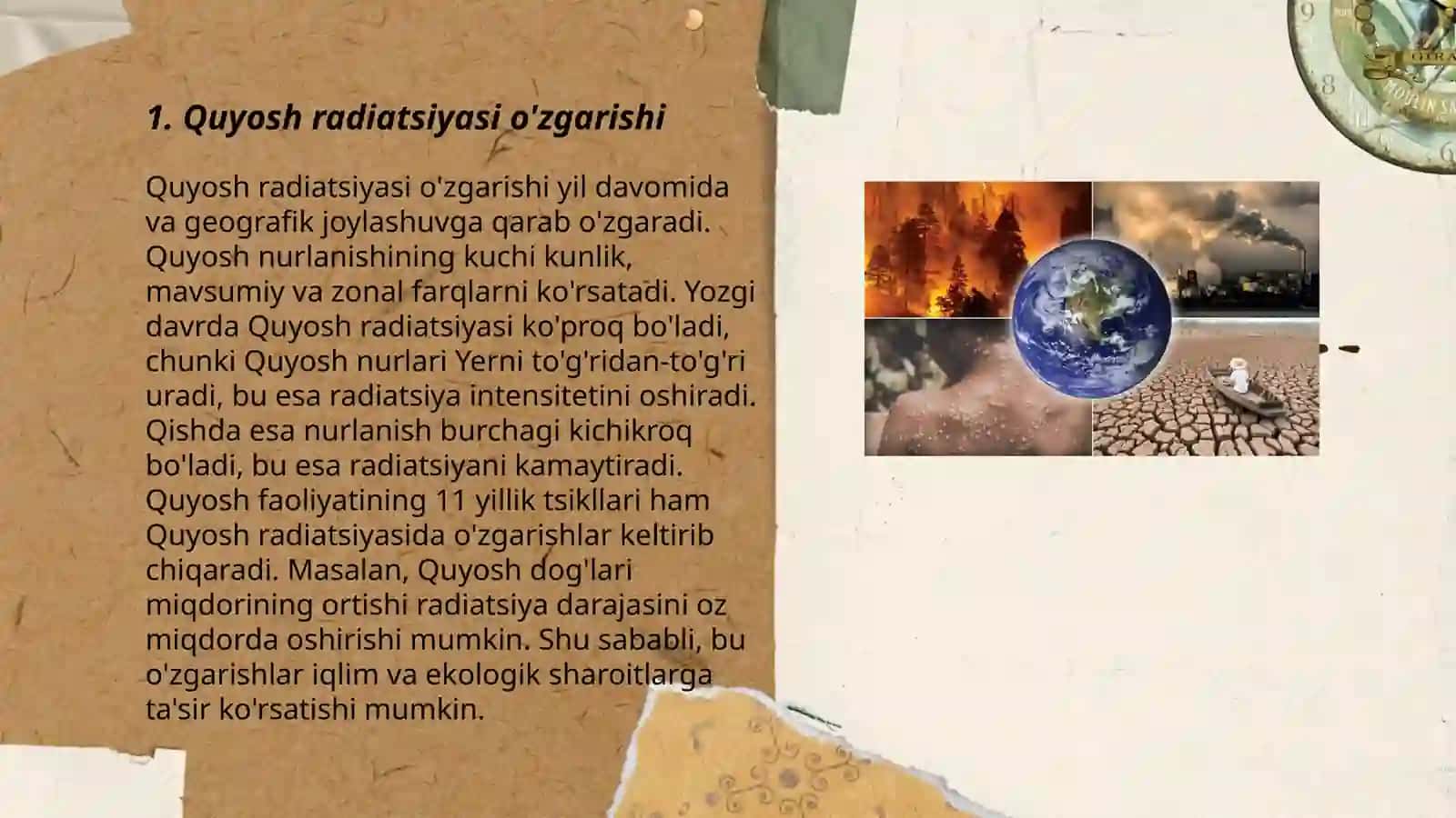 Iqlim o'zgarishining geofizik va astronomik omillari 3