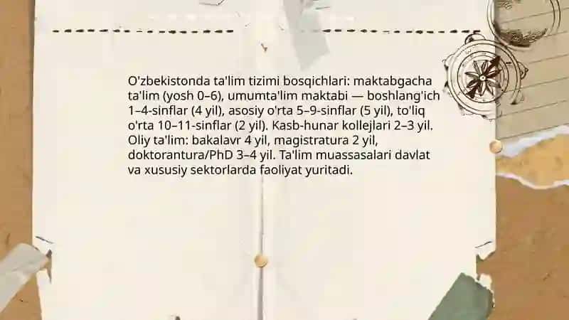 O'zbekistonda ta'lim tizimi 3