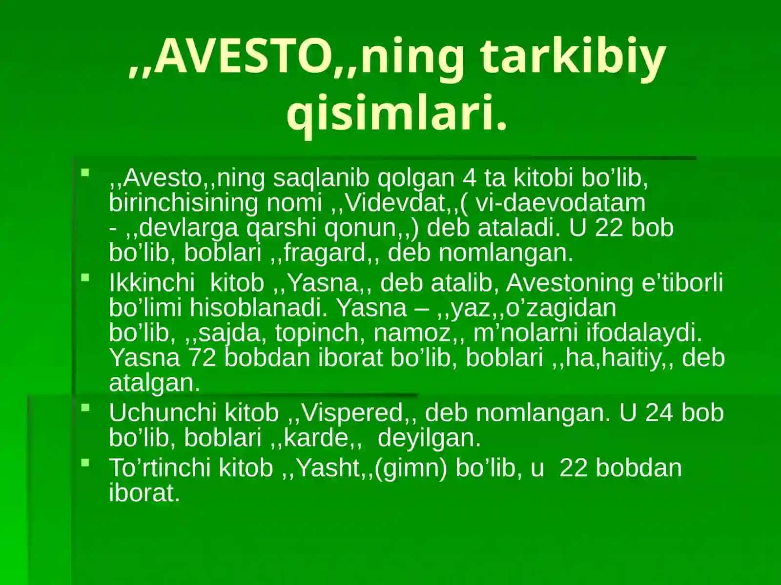 Zardushtiylikning vujudga kelishi 3