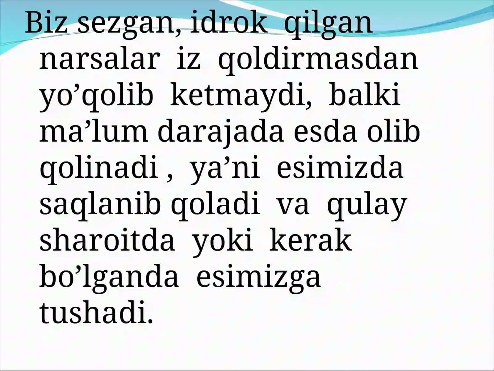 Xotira va uning individual psixalagik turlari 3