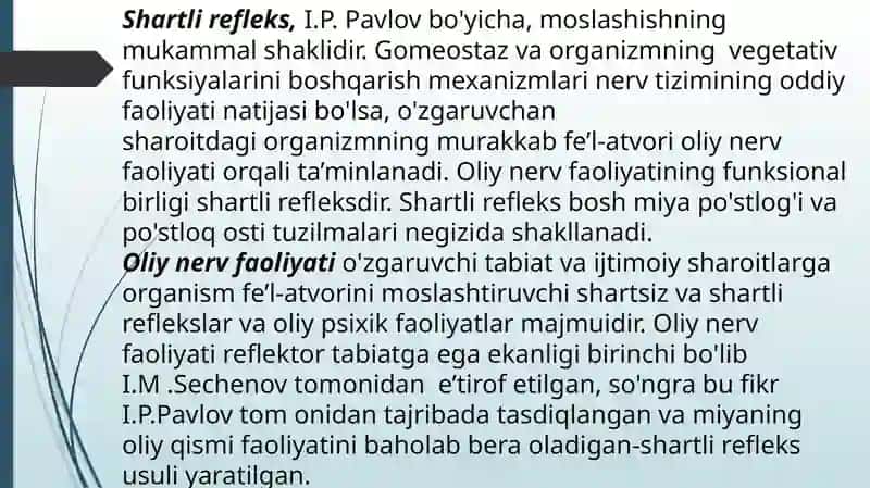 OLIY NERV FAOLIYATI 3