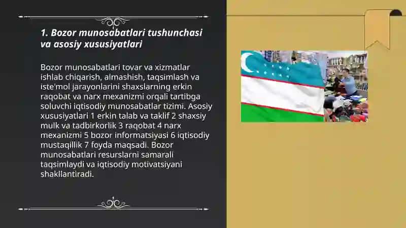 Bozor munosabatlari 3