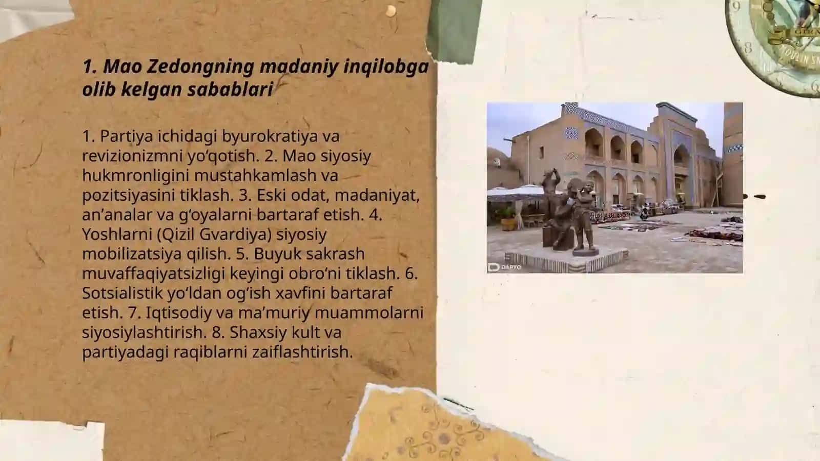 Mao Sze Dunning madaniy inqilobi va uningoqibatlari 3