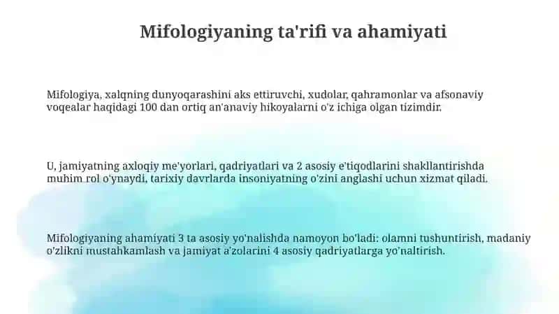 Jahon adabiyoti va mifolgiya masalasi 3
