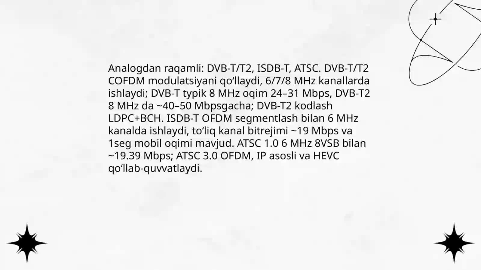 Televideniyaning texnik imkoniyatlari 3