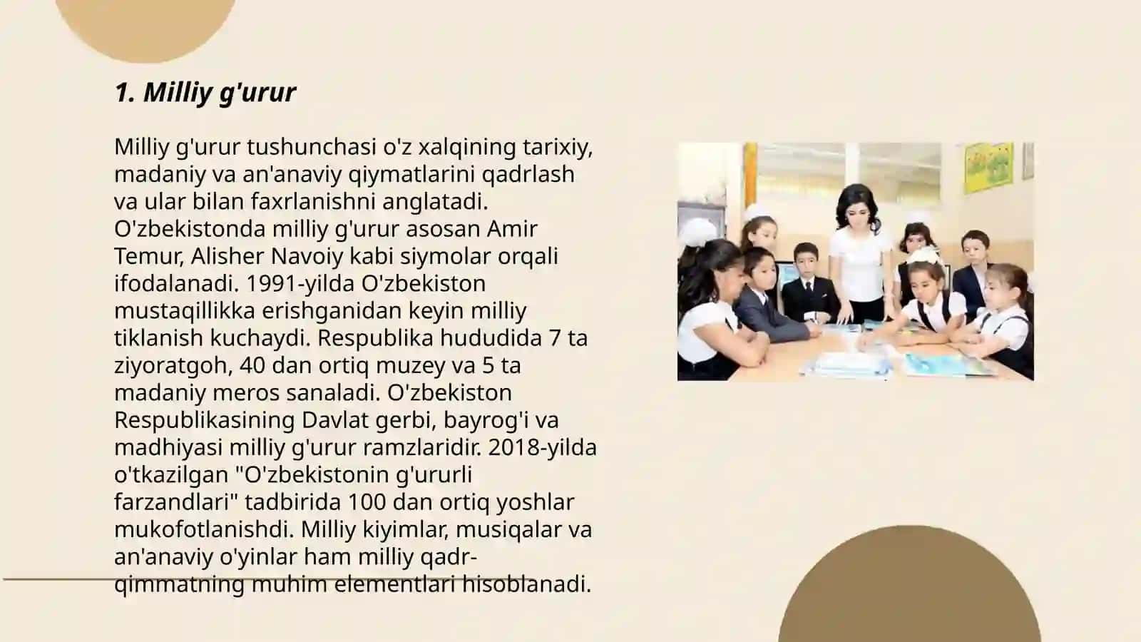 O'quvchining milliy tarbiyalanganlik ko'rsatkichlari 3