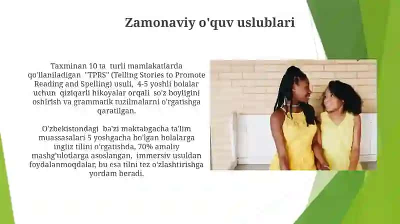 Zamonaviy o'quv uslublari 3