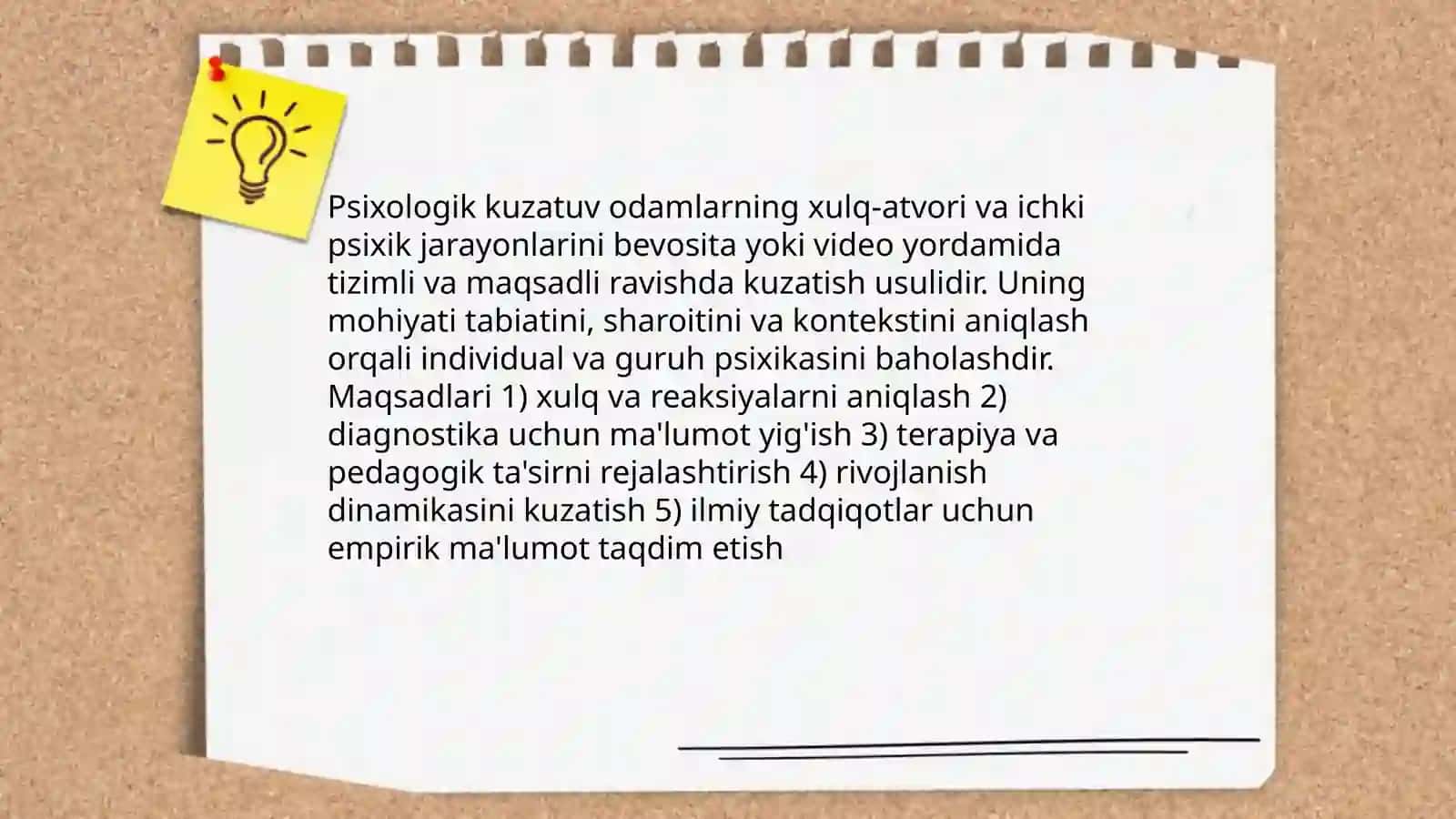 Psixologik kuzatuv metodikasi 3