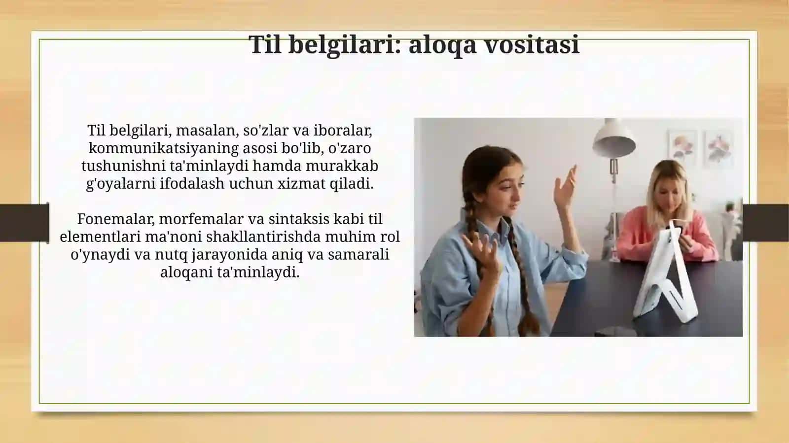 Kommunikatsiyada til vositasining belgilari 3