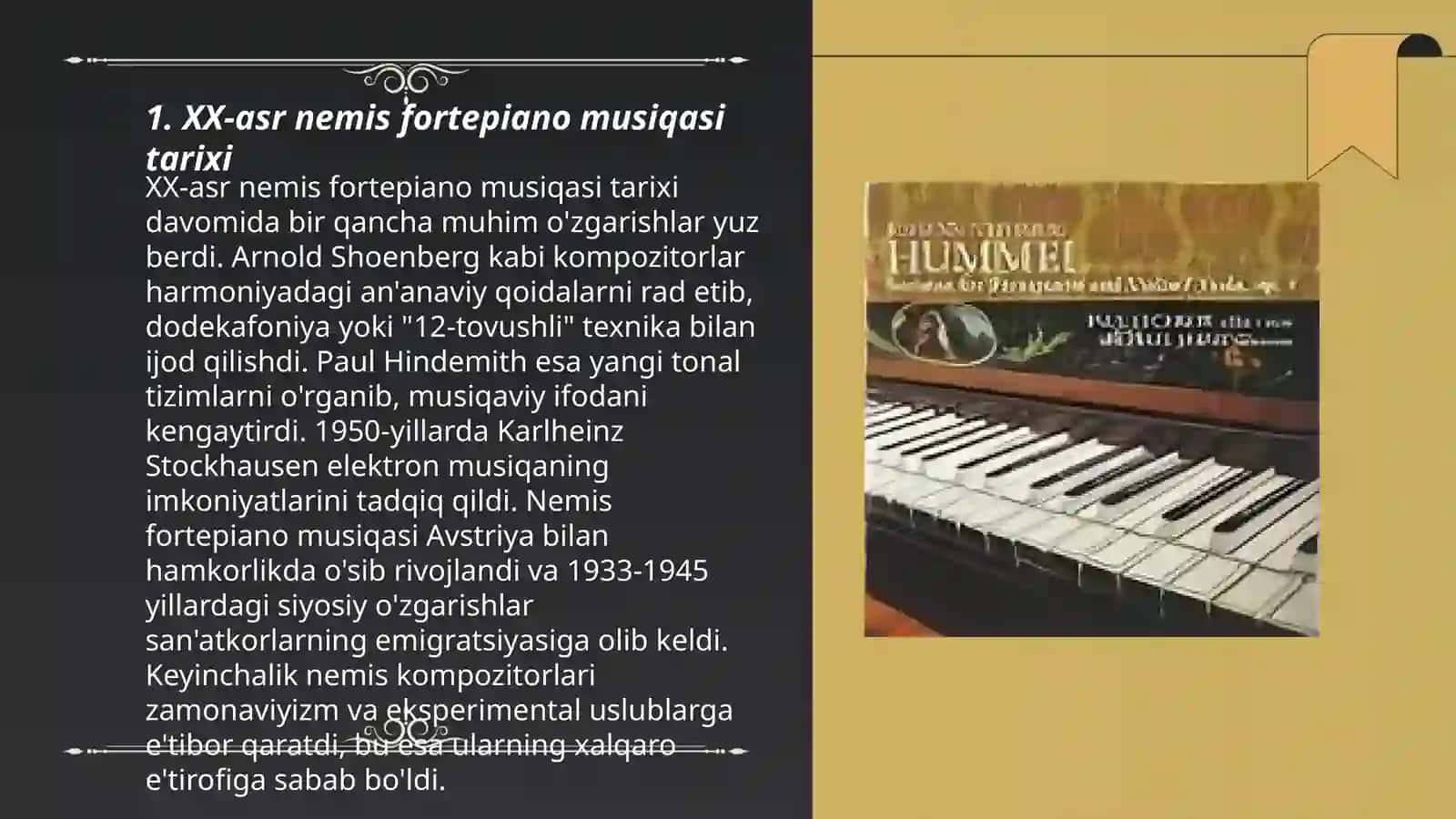 XX-asr nemis fortepiano musiqasi 3