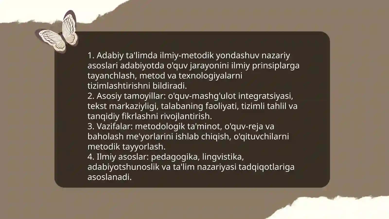 Adabiy ta'limda ilmiy-metodik yondashuv 3