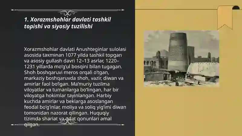 Xorazmshohlar Davlati va huquqi 3