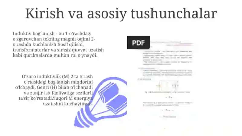 Induktiv bogʻlanish 3