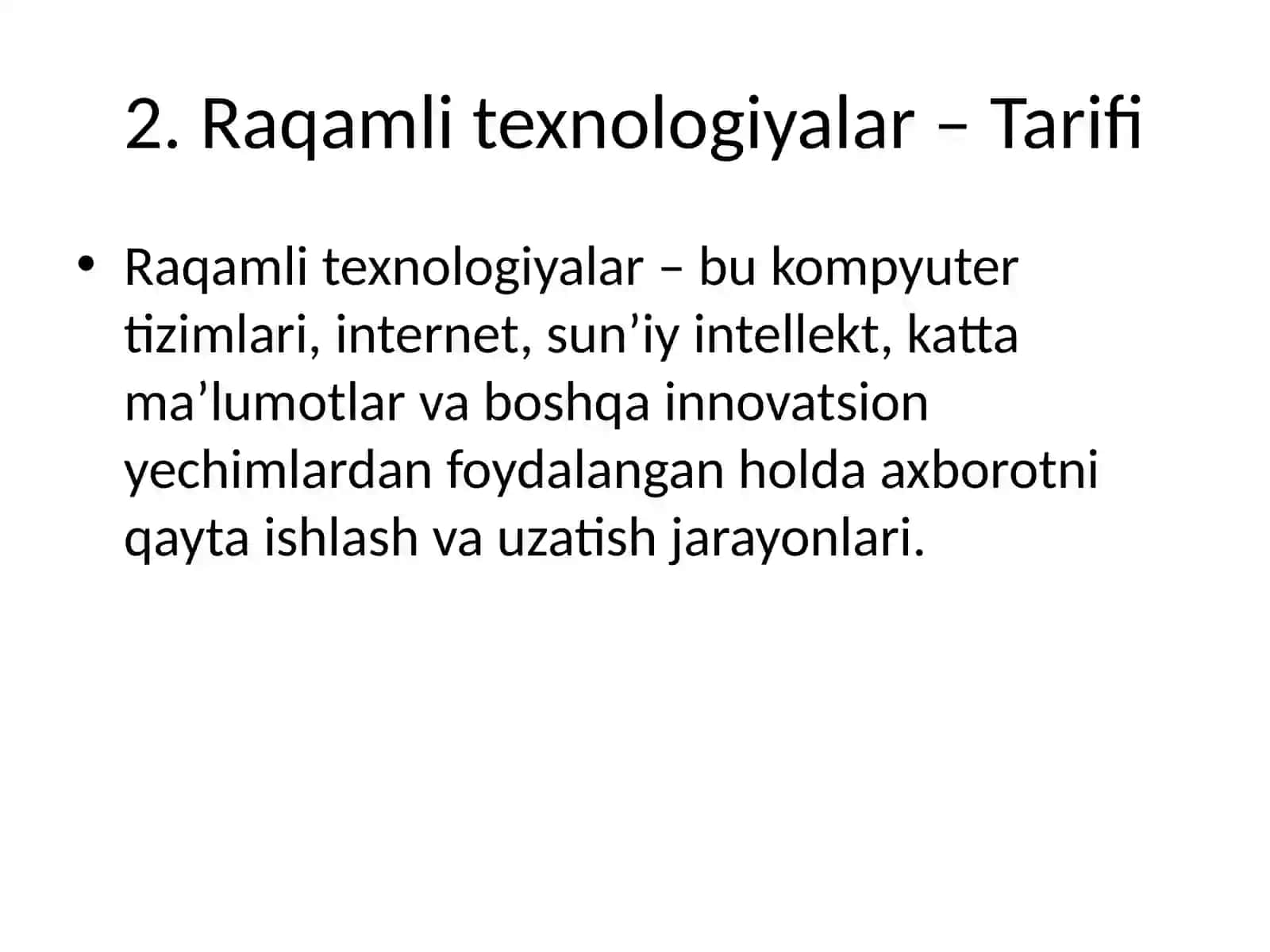 Raqamli Texnologiyalar 3