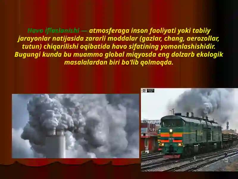 Havo ifloslanishi va hozirgi kunda dolzarbligi 3