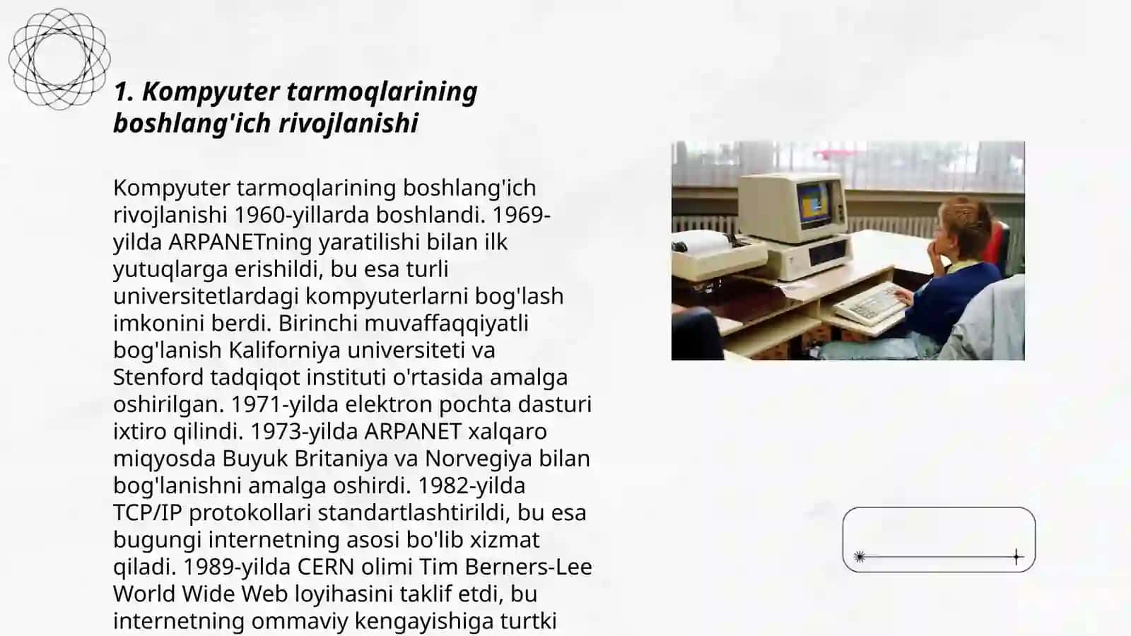Kompyuter tarmoqlarining rivojlanish evalyutsiyasy 3