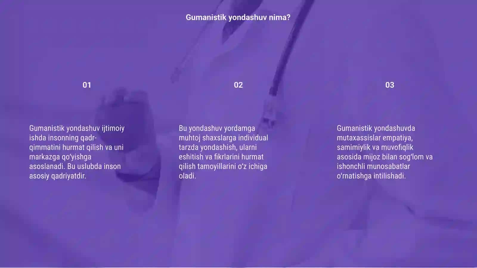 Ijtimoiy ish amaliyotida gumanistik yondashuv 3