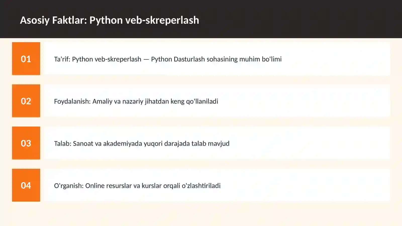 Python veb-skreperlash 3