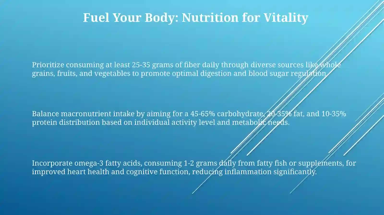 Healthy way of life 3