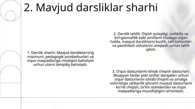 Umumiy koʻrinish va kirish 3