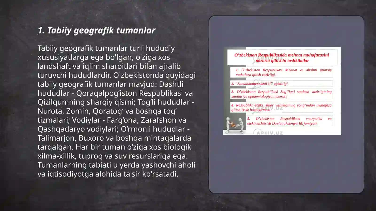 Tabiiy geografik tumanlar 3