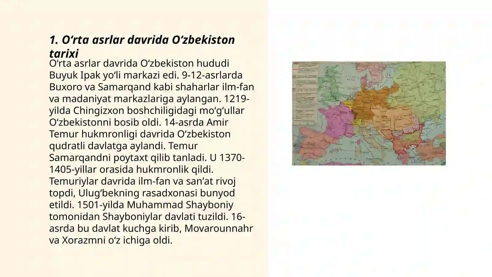 Oʻrta asrlar davri tarixi 3