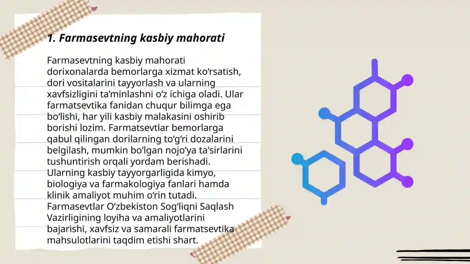 Farmasevtning kasbiy kompetentligi 3