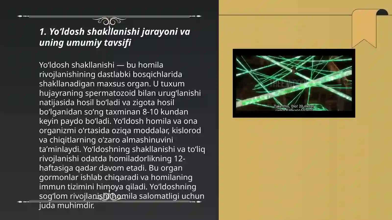 Yoʻldosh shakllanishida dastlabki a'zolarning roli 3