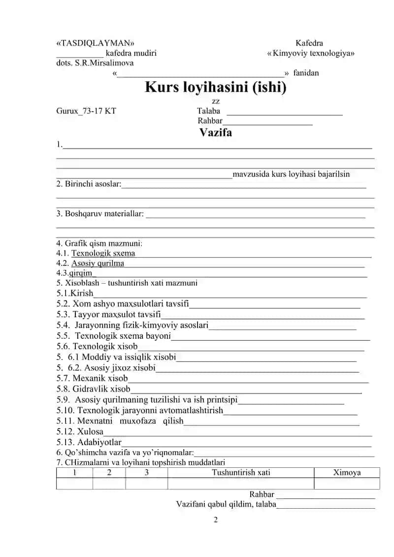 Unumdroligi 20273 kg/soat bo’lgan karbamid eritmasi 3