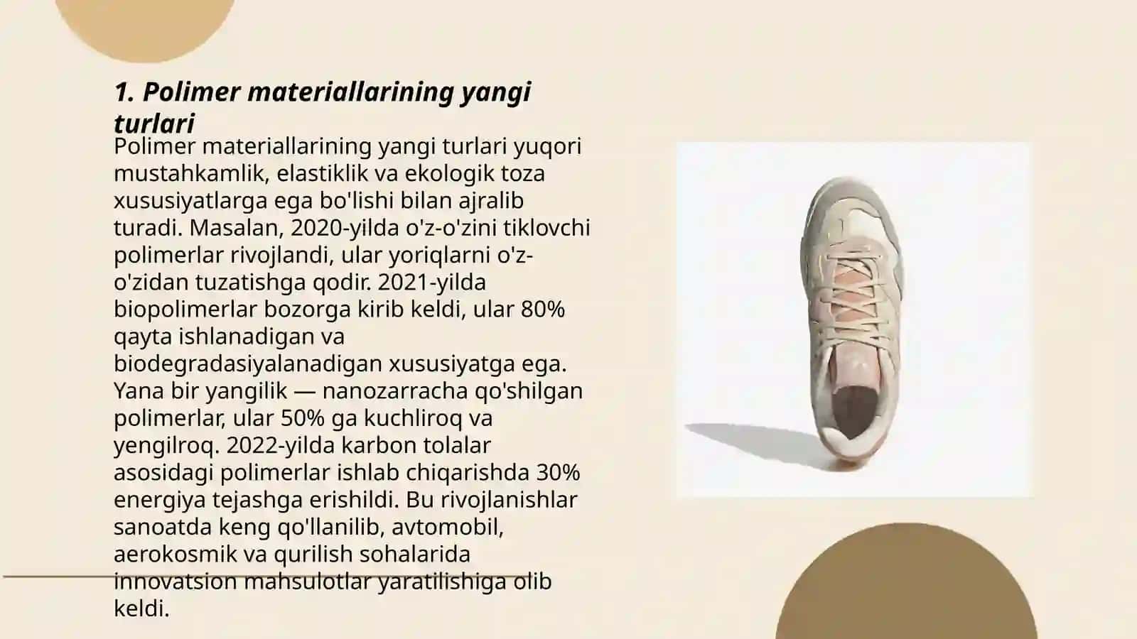 Polimer materiallarining yangi turlari 3