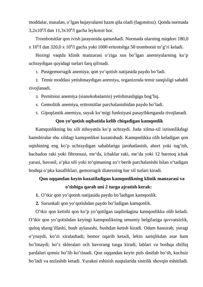 Qon Sistemasi Kasalliklari 3