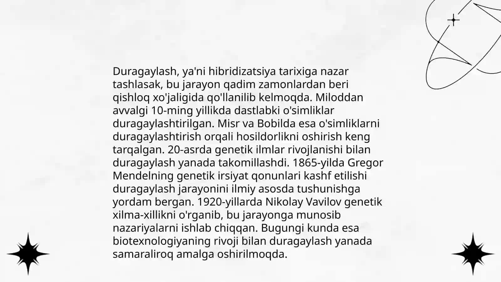 Duragaylash va tur ichida duragaylash 3