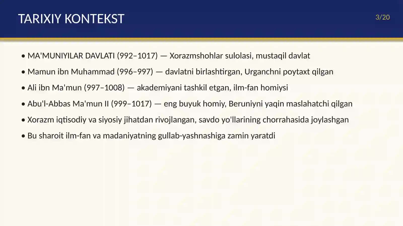 Xorazm Maʼmun Akademiyasi 3