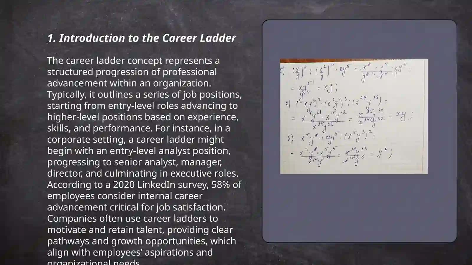 The career ladder 3