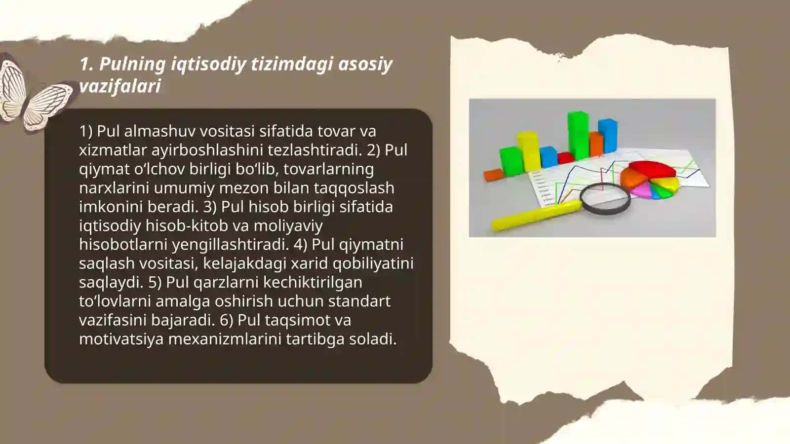 Iqtisodiy tizimda pulning zaruriyati 3