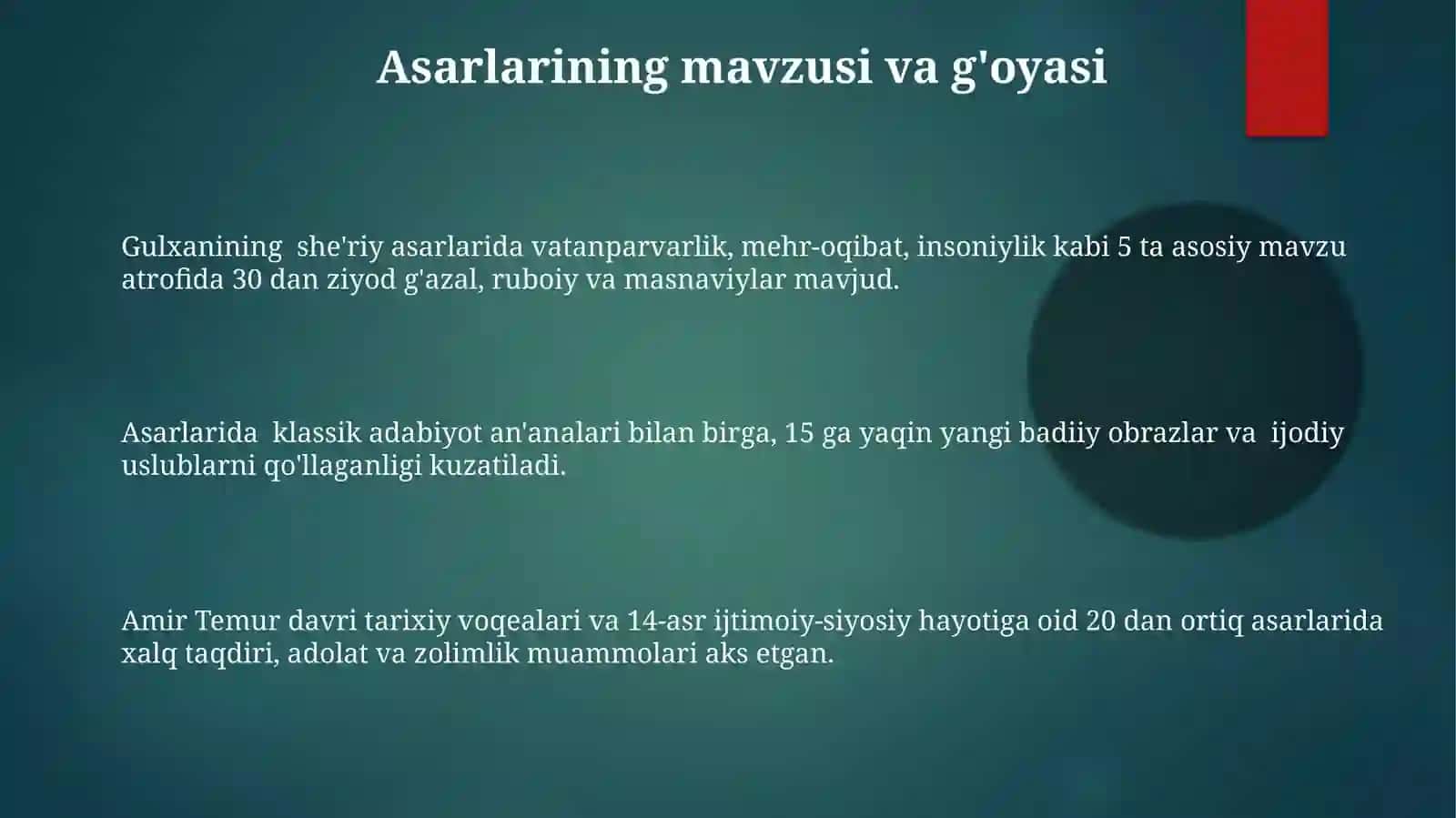 Gulxanining she'riy asarlari 3