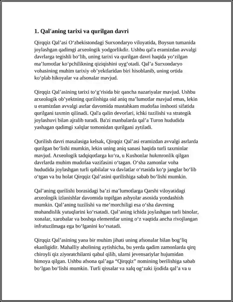 SURHONDARYO QIRQQIZ QAL'ASI 3