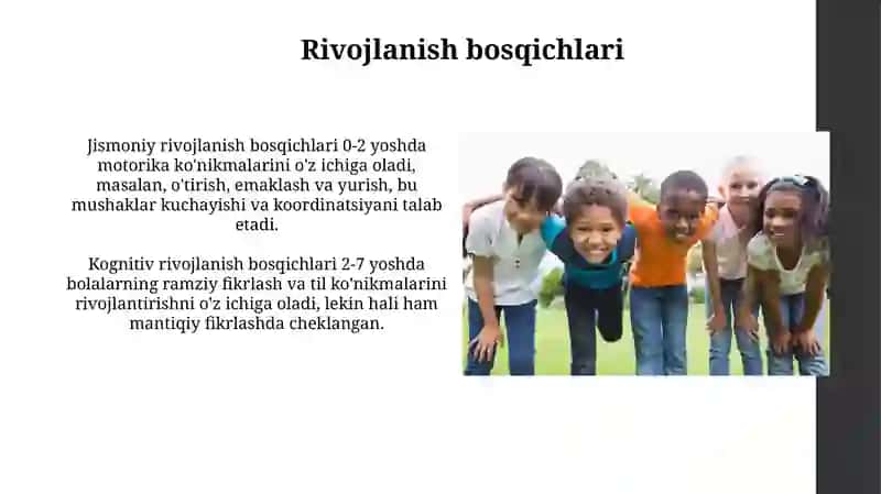 Ilk bolalik davri 3