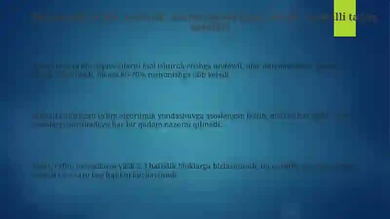 Matematika o'qitish metodlari 3