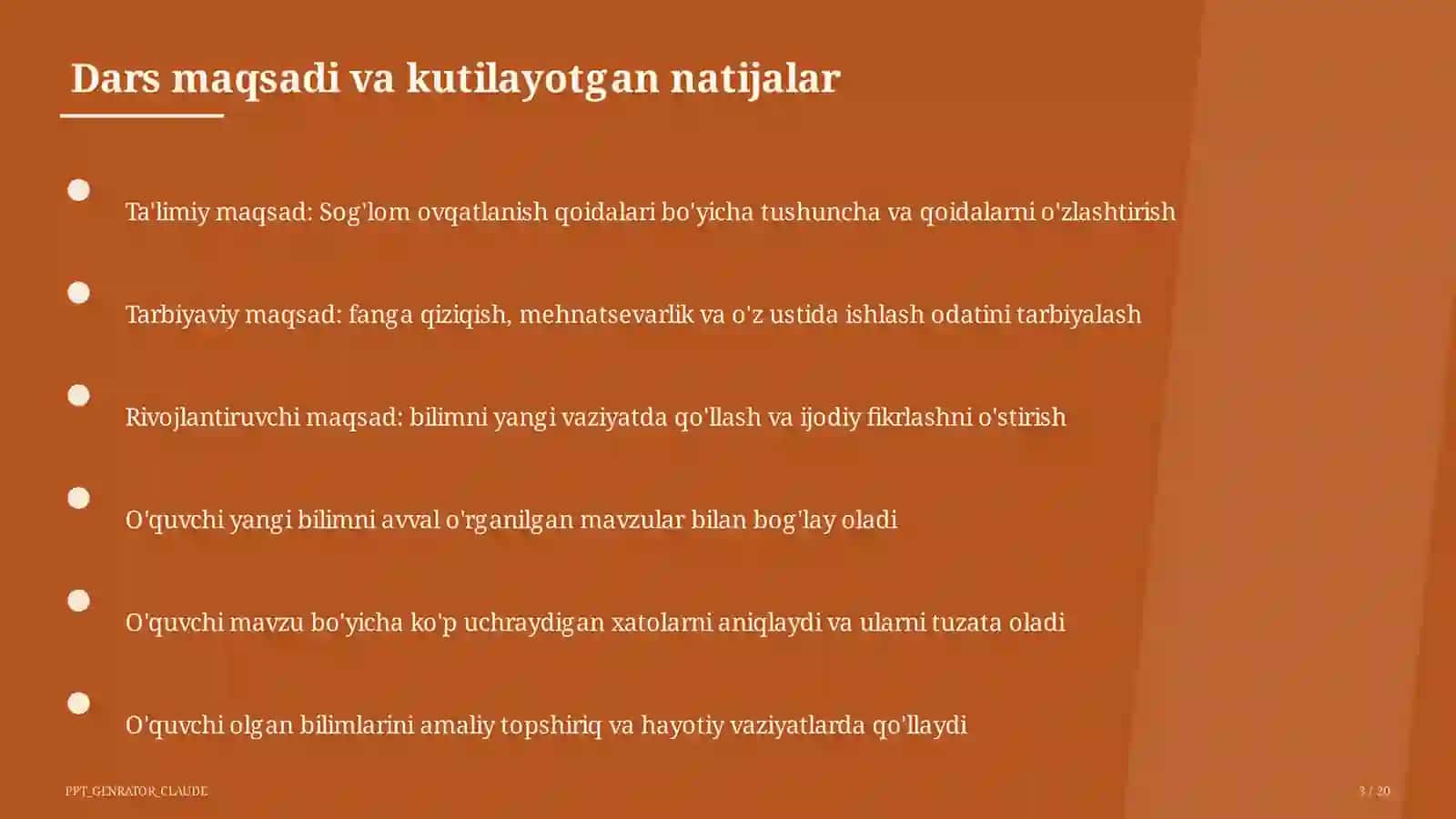 Sog'lom ovqatlanish qoidalari 3