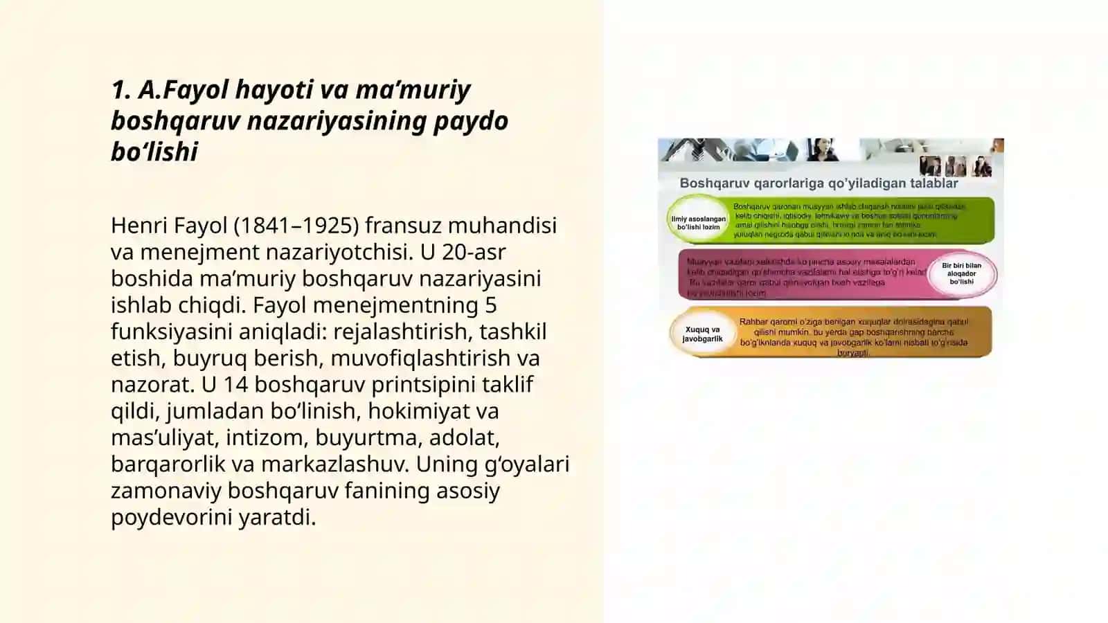 A.Fayol prinsiplari 3
