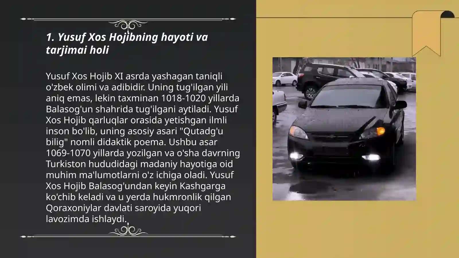 Yusuf Xos Hojibning hayoti va tarjimai holi 3