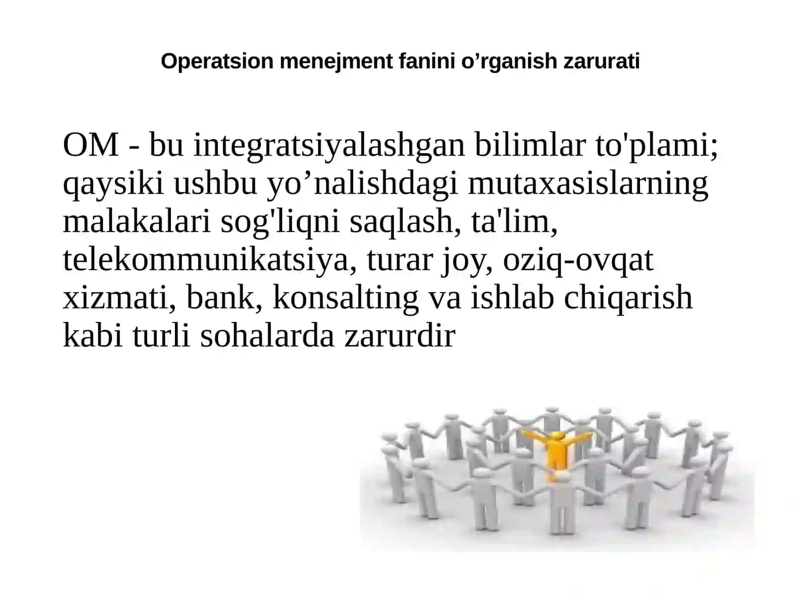 Operatsion Menejment faniga kirish 3
