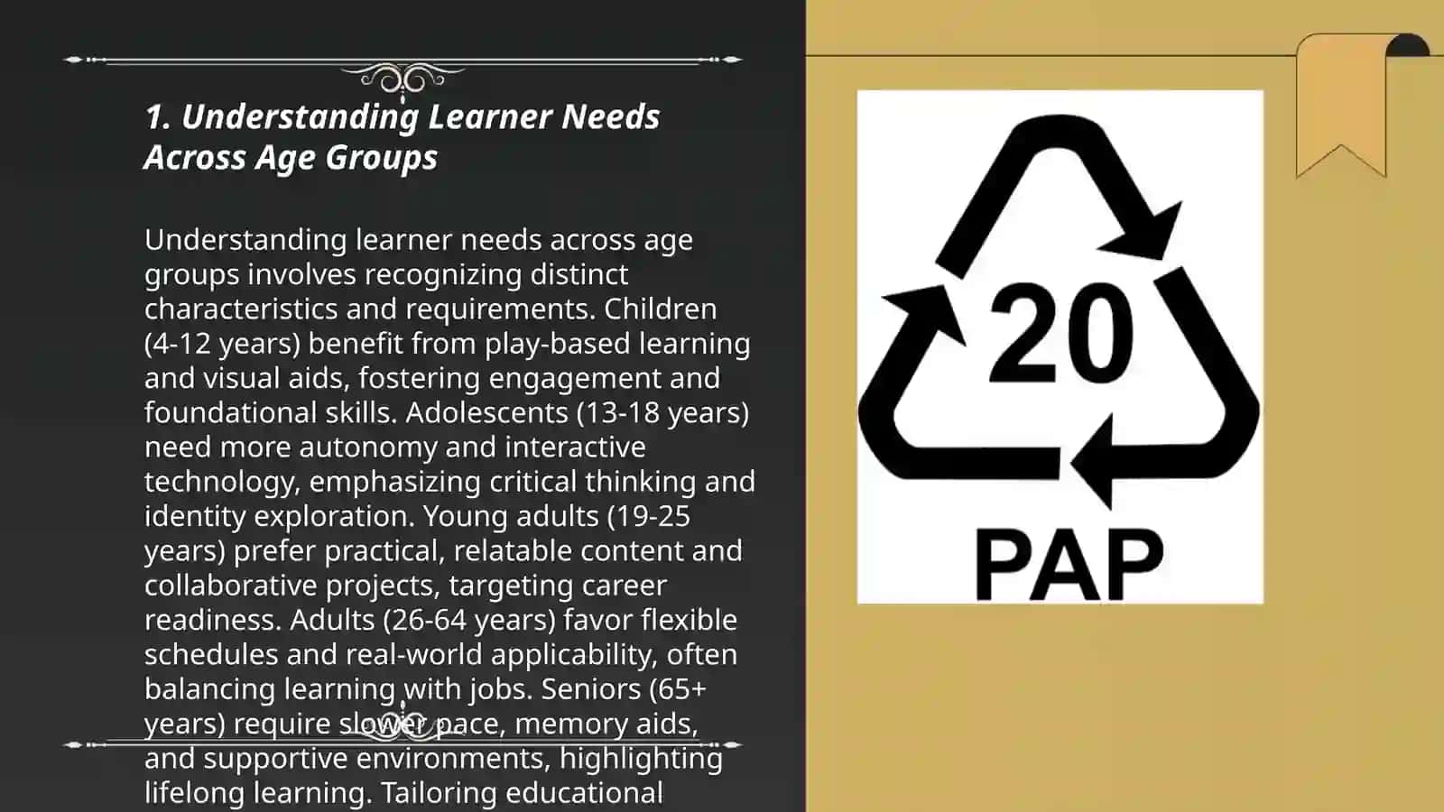 Adapting and developing materials: Creating effective resources for different age groups and contexts 3