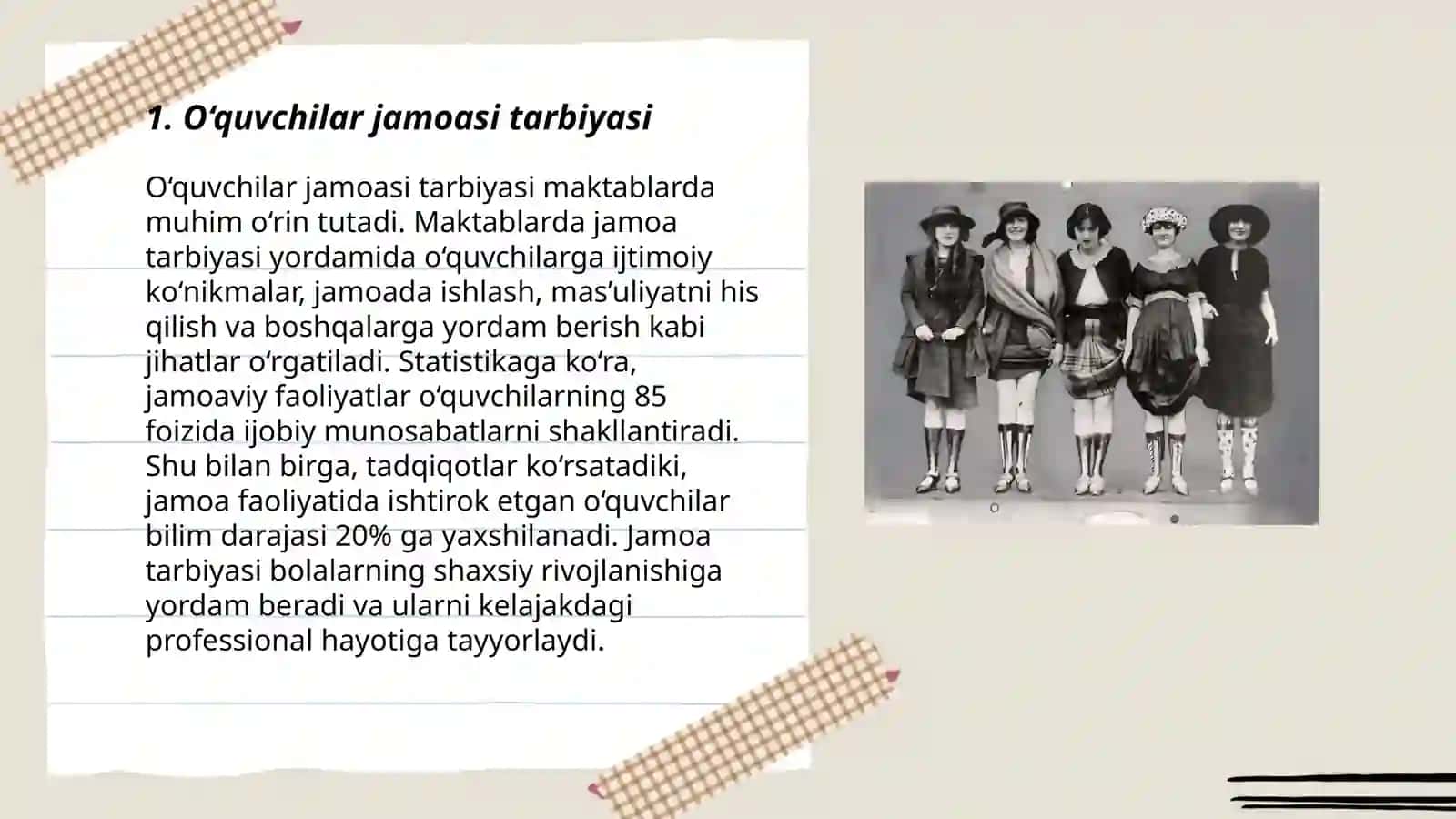 O‘quvchilar jamoasi tarbiyasi 3
